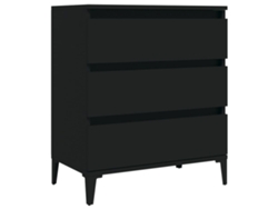 Aparador 60x35x70 cm Derivados de Madera Negro MAISON EXCLUSIVE