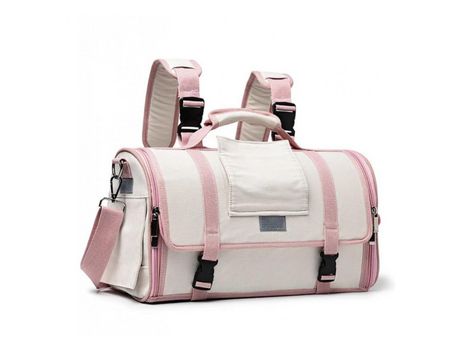 Transportin Mochilas Para Perros Gatos Conejos Bolsa De Transporte Para Mascotas Viajes. Color Rosa DED