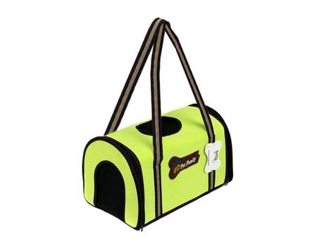 Transportin Plegable Para Mascotas Portátil Verde 39X25X24Cm PET CARRIER