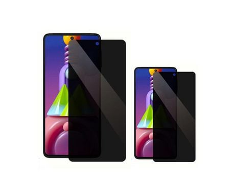Kit 2 Protectores de Vidrio Anti-Espía para OnePlus Nord Ce 3 Lite - Transparente/Negro