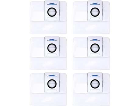 Bolsa de polvo de 6 piezas para Ecovacs Deebot X1 Omni Auto-empy Station, capacidad de 3 l