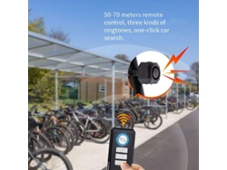 Pretoxanes 110db Alarme Antifurto Bicicleta Controle Sem Fio 70m 180 Dias Standby Usb Ip Vibração Scooter Elétrica Motocicleta