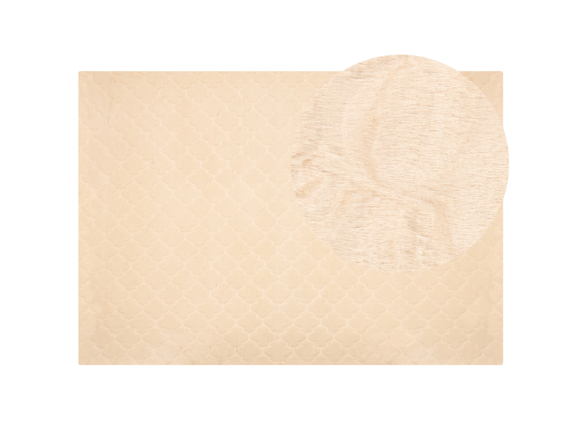 Alfombra BELIANI Gharo de Poliéster Beige 160x230