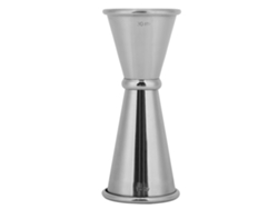 Vaso medidor para bar de 30/45 ml en acero inoxidable | Sin marca