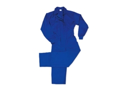 Ropa buzo tergal azul cremallera t-60 388bt