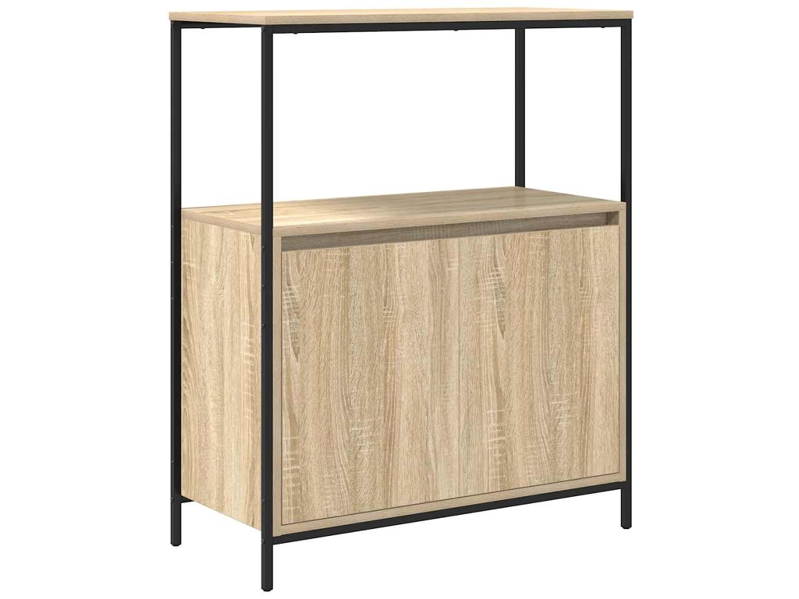 Maison Exclusive - Mueble De Baño Con Estantes Roble Sonoma 76,5x35x95 Cm