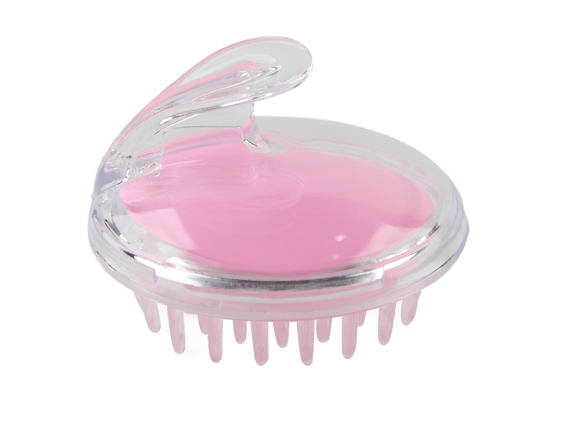 Cepillo De Masaje Capilar Para Champú, Masajeador De Cuero Cabelludo, Herramienta De Belleza Rosa