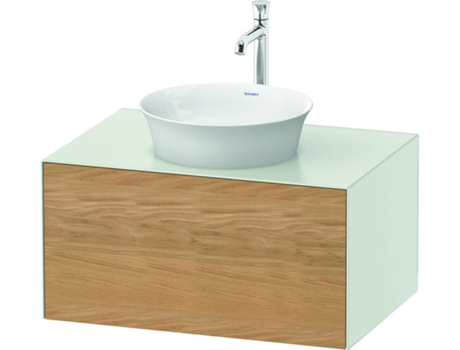 DURAVIT Tulip blanco, mueble de baño montado en la pared, ancho 800 x profundidad 550mm, con 1 extractor, con tecnología de punta, WT49750