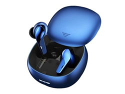 YEMAESRE Auriculares Bluetooth Azules con Reducción de Horas de Espera