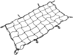 Rede De Bagagem Preta Em Borracha E Plástico, Ajustável, De Alta Resistência E