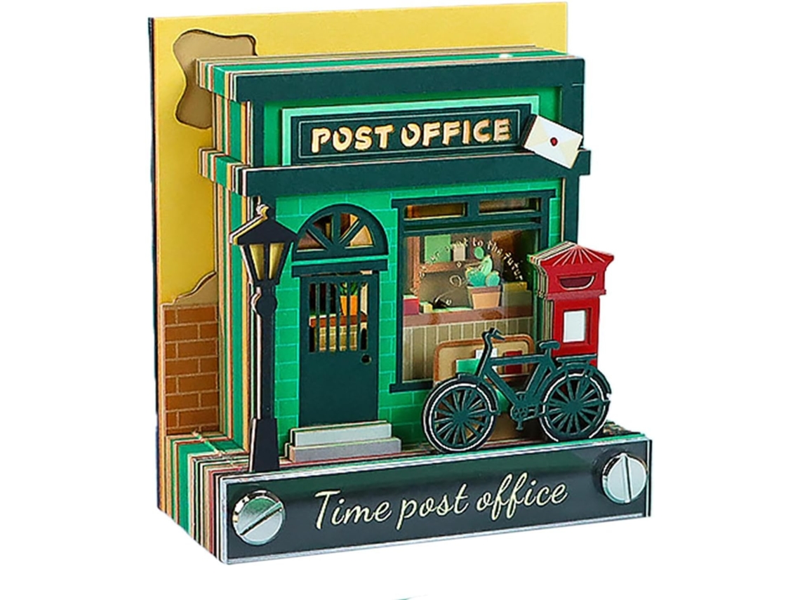 Calendario 3D, bloc de notas adhesivas decorativo con base para escritorio, escuela, dormitorio, regalo.