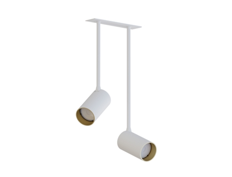 Lámpara NOWODVORSKI Mono Surface Long Ii White/Gold (Blanco - Acero )