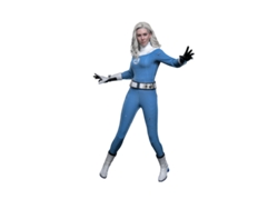 Figura de Mujer Invisible de Los Cuatro Fantásticos (MMS823) de Hot Toys