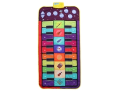 Tapete De Piano Musical Duplo Para Crianças Com Canções Integradas Brinquedo Educativo 3+ Anos