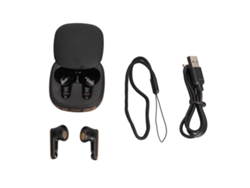 Auriculares Inalámbricos Bluetooth 5.2 Con Cancelación De Ruido, Batería De Larga Duración, Ligeros Para Deportes, Juegos Y Llamadas - Negro