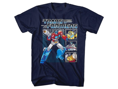 Camiseta ROCKINSTONE Optimus Prime y los Autobots Transformers (XL)