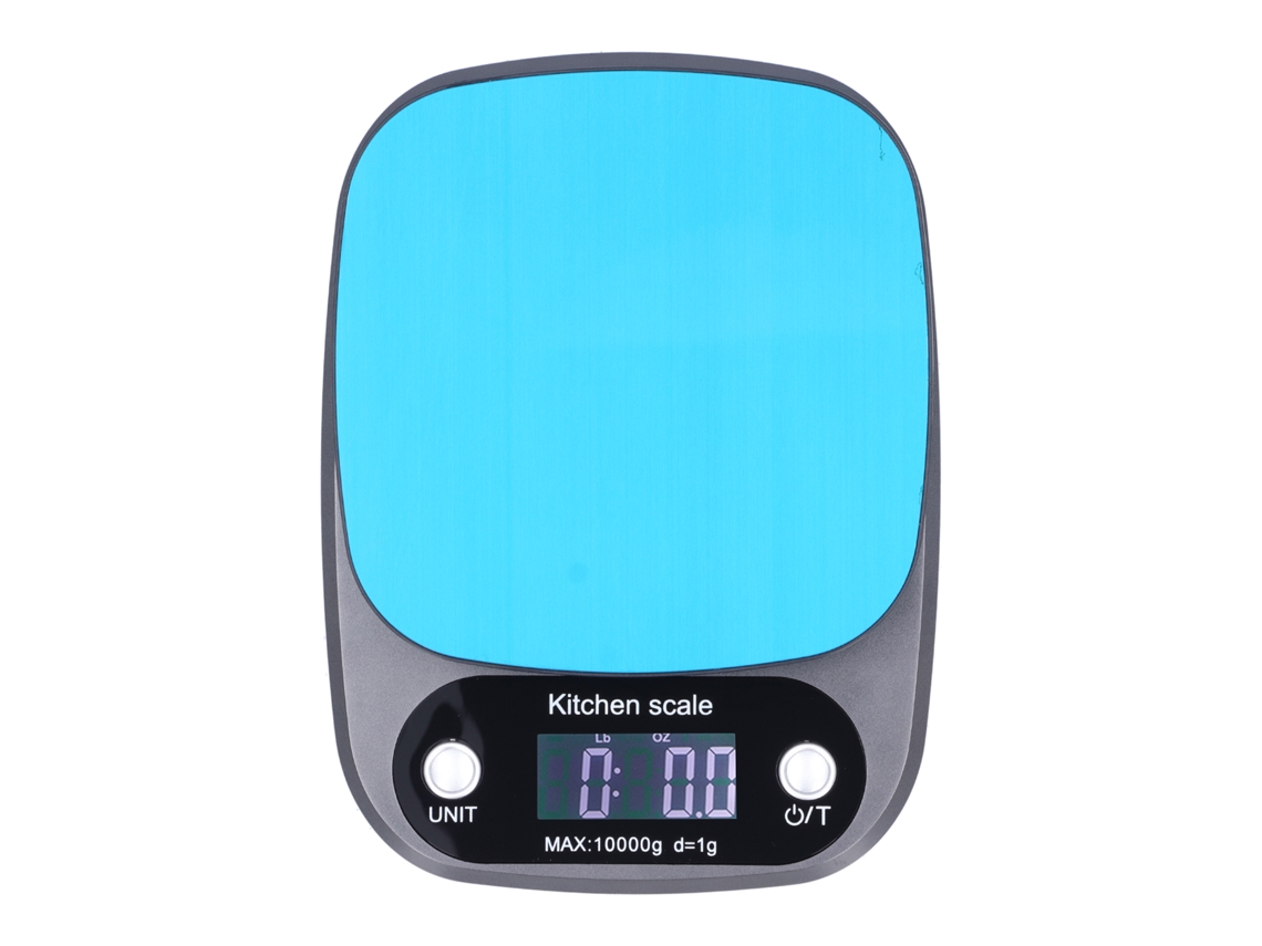 Balanza eléctrica de cocina de 10 kg con temporizador para café, repostería y suministros médicos.