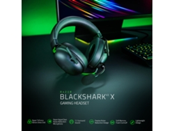 Auriculares Gaming Cableados Razer Blackshark V2 X Con Driver De 50 Mm Y Micrófono De Reducción De Ruido