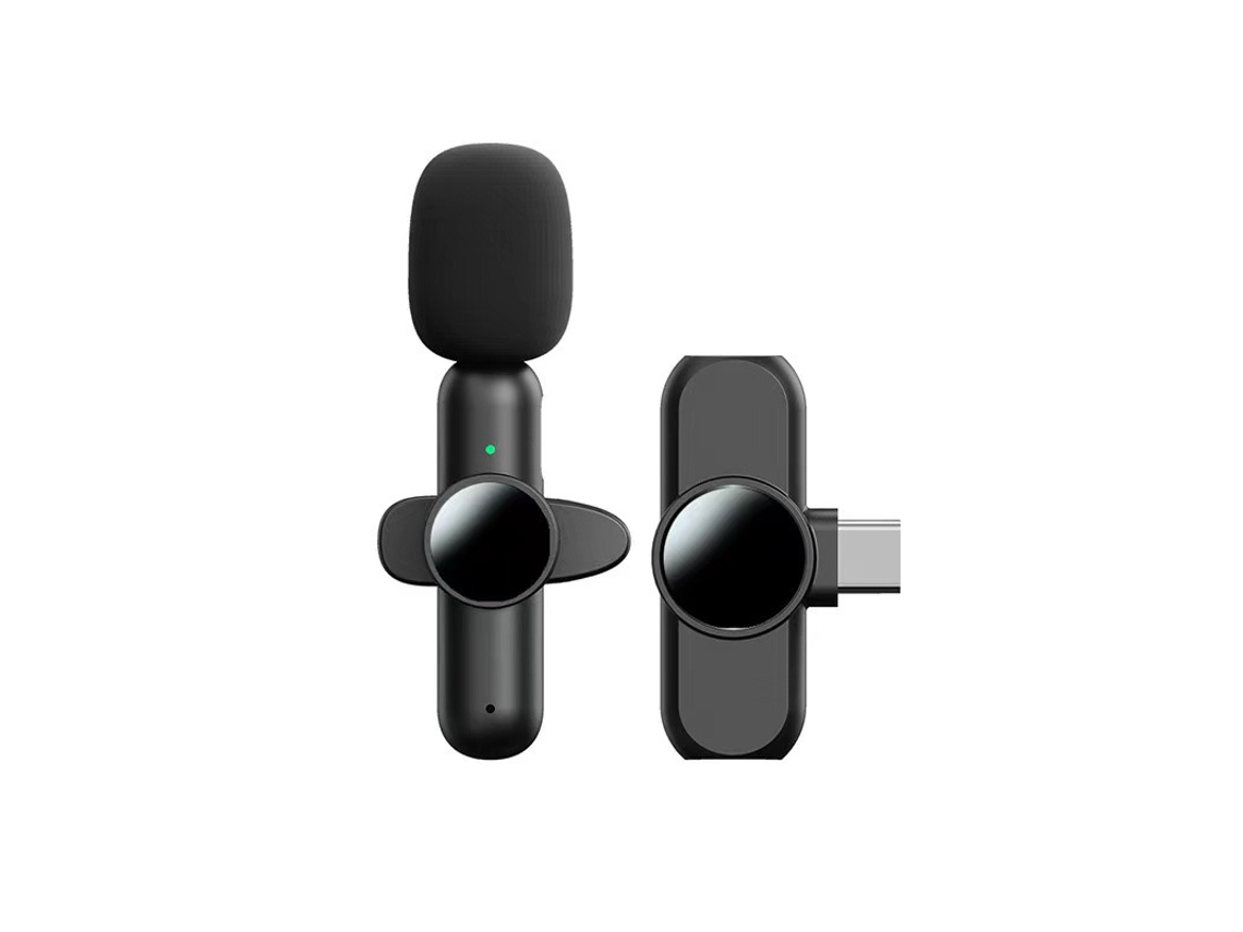 Micrófono de solapa inalámbrico Digitallab K3 Mini con conector tipo C para grabación de entrevistas de vlogs en vivo