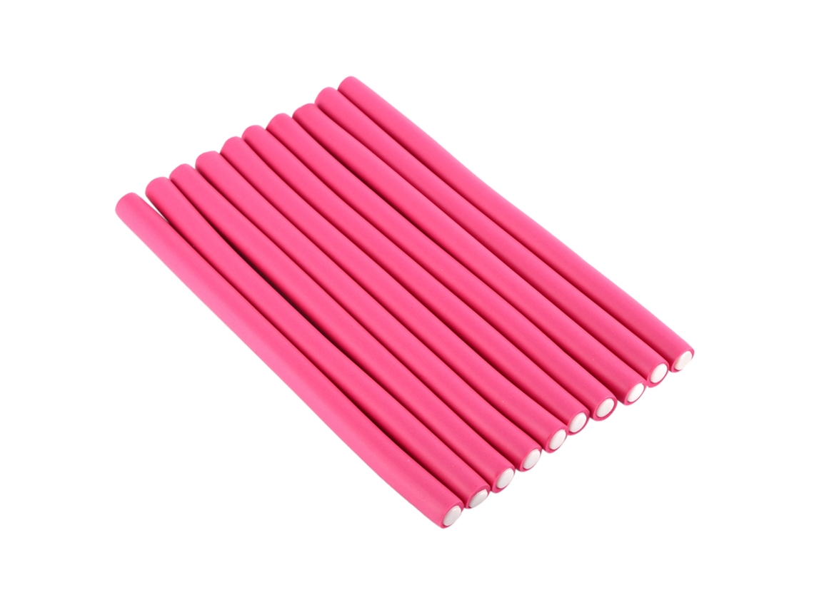 10pcs/set Rodillos De Pelo Suave Rodillos Flexibles Para Rulos Mágicos Herramienta De Peinado Sin Calor