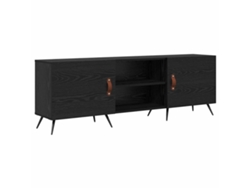Maison Exclusive - Gabinete De Tv Roble Negro 150 X 30 X 50 Cm