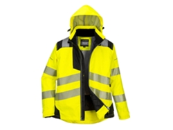 Abrigo de invierno Portwest Pw3 para mujer, cómodo y elegante, naranja y negro, talla L