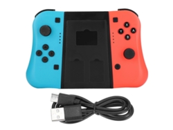 Consola de juegos con par izquierdo y derecho, mando rojo y azul, mandos de repuesto Hengjian