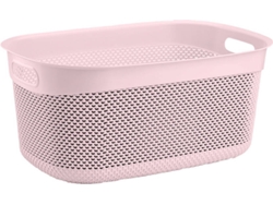 Cesta Rectangular 7h HOUSE Alta Rosa 33 Litros