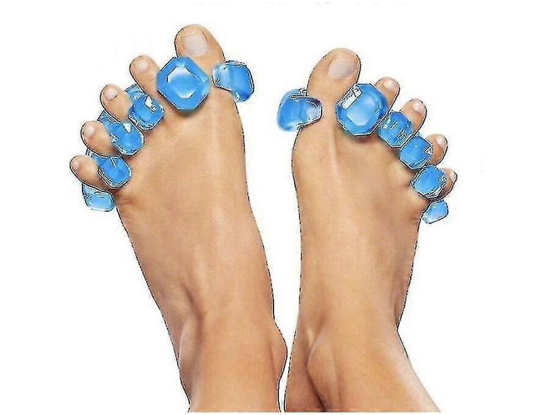 Yogatoes Gems: Estirador Y Separador De Dedos De Gel Para Hallux Valgus Y Dedos En Martillo L