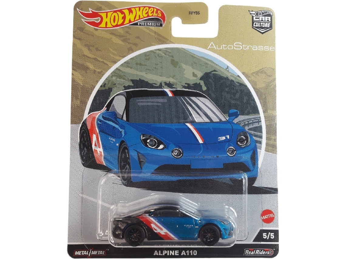 Coche HOT WHEELS Alpine A110 (Edad Mínima Recomendada: 3 años - 1:64)