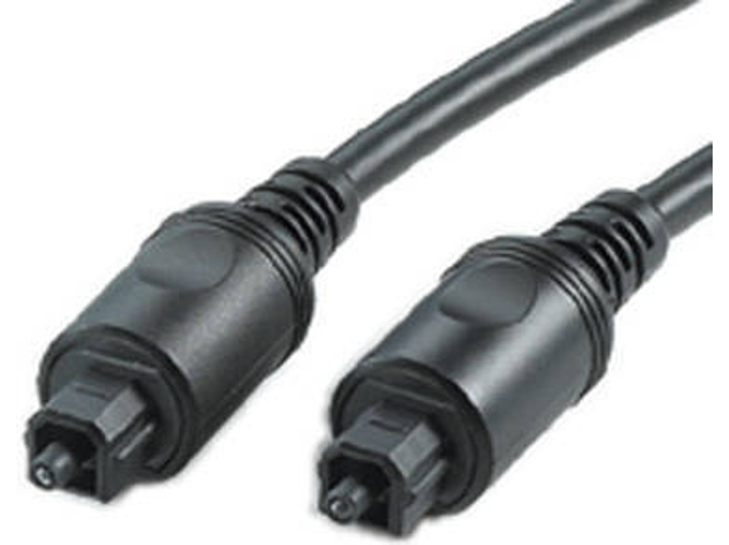 Cable de Fibra Óptica ROLINE (5 m - Negro)
