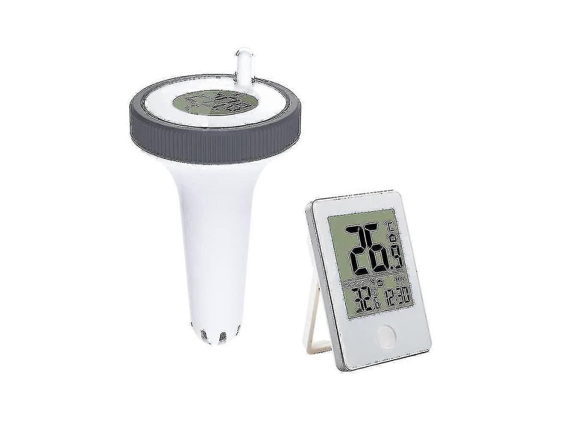 Termómetro digital para piscinas GOKOCO con WiFi, frecuencia digital, pantalla LCD, frecuencia fluctuante y clasificación IPX7.