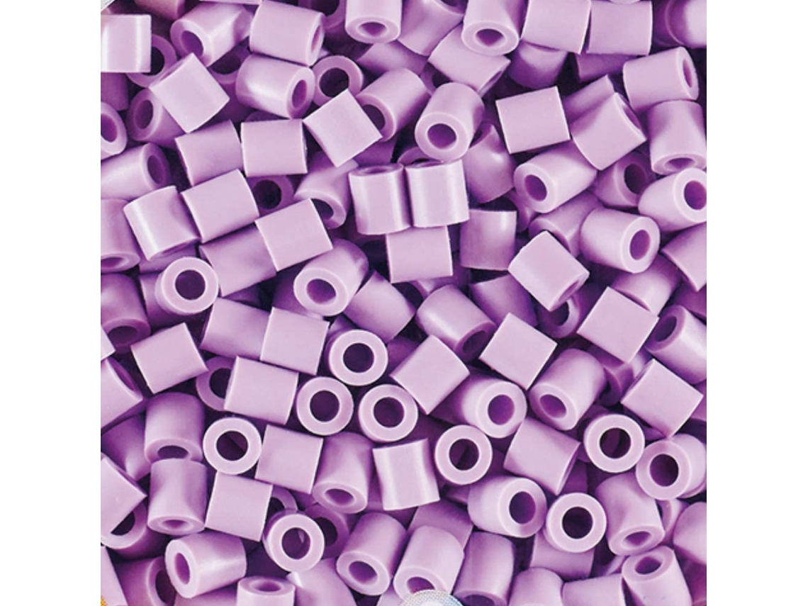 Juego de Mosaicos HAMA Set de Cuentas de Plastico midi lilac (1000 Peças - Morado)