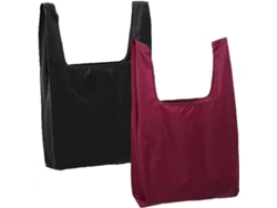 Bolsas de compra reutilizables (paquete de 2), lavables, de nailon ecológico, plegables para uso diario, GOKOCO