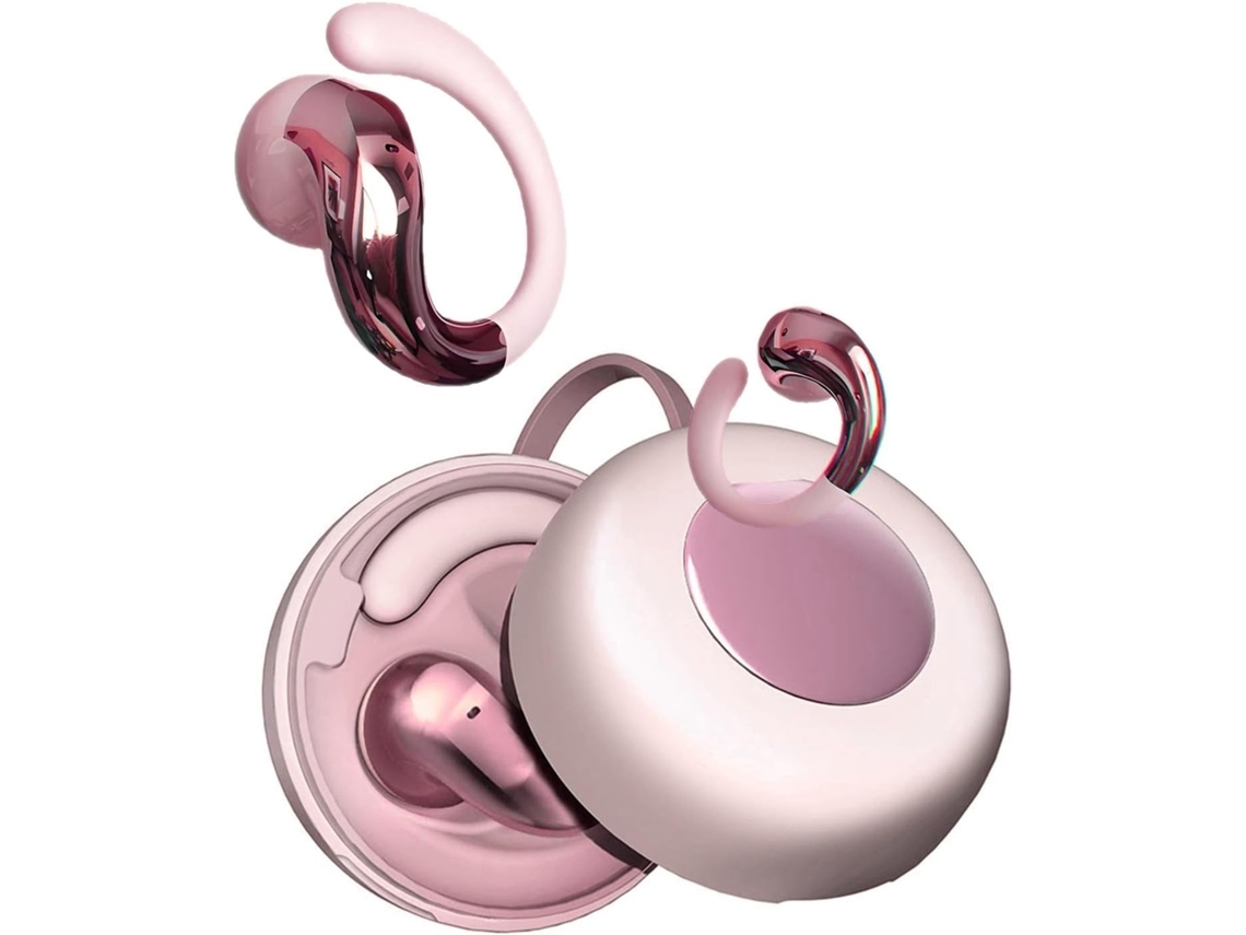 Auriculares Earhook Tws para Apple YEMAESRE Bluetooth Rosa