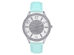 Reloj De Pulsera Casual De Cuarzo Zhoulianfa Con Correa De Cuero Rosa (tres Ojos, Seis Pines)
