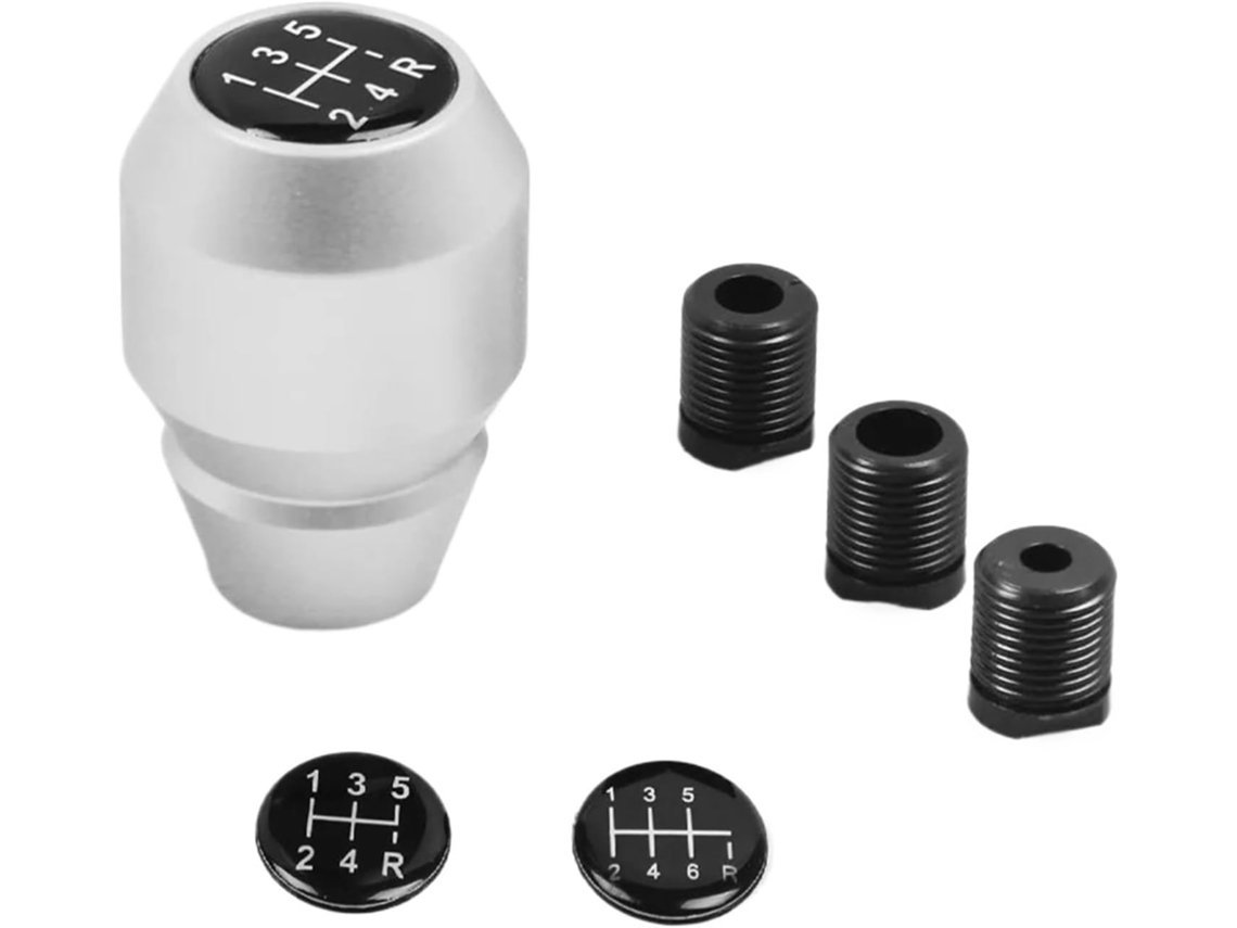 Pomo De Palanca Cambios Universal Aluminio Para Automóviles, 70 Mm, 5 Y 6 Velocidades, Transmisión Manual,