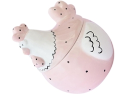 Cerámica Forma Gallina Guardar Joyas Decorativa Creativa Dulces Ideal Bodas Valentín Adorable Única Estilo