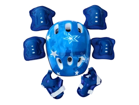 Juego de protección para patinaje en línea para niños, equipo de protección, rodilleras para niños, coderas, muñequeras, juego de protección para m...