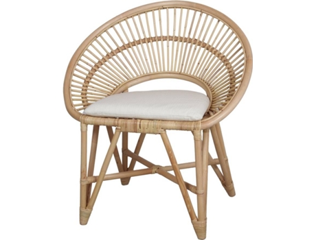 Silla de Ratán Natural Rayman MISTERWILS (76 x 57 x 86 cm)