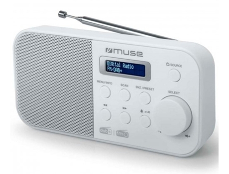 Radio MUSE M109Db Blanca Dab+ Digital