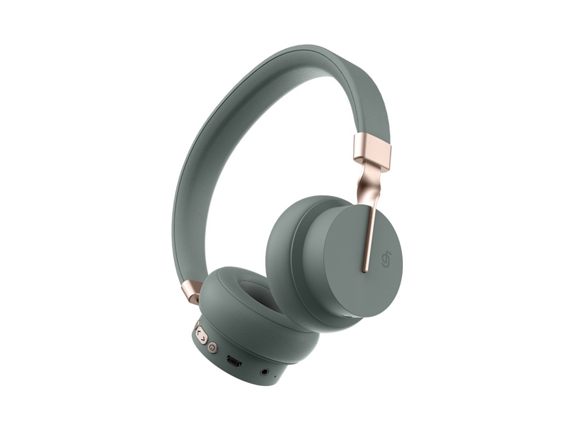 Auriculares inalámbricos Bluetooth Bluetooth 5.0 HD estéreo micrófono incorporado subwoofer plegable para PC verde YEMAESRE