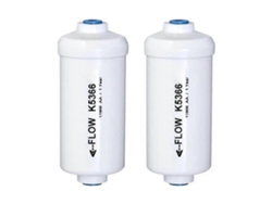 2 unidades de filtro de agua de fluoruro K5366, sistema de filtración por gravedad, purificador