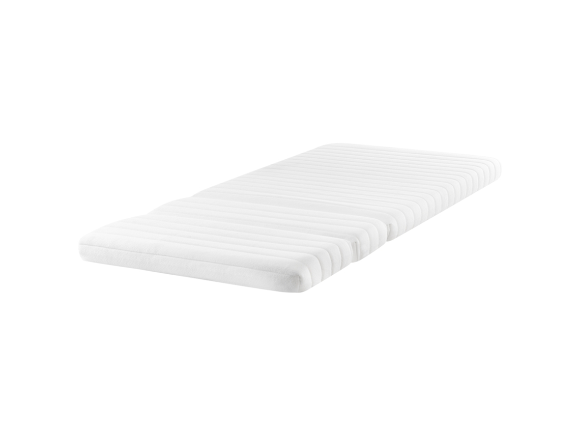 Colchón Beliani Clever para niños en crecimiento en espuma de poliuretano blanco 90x200x10