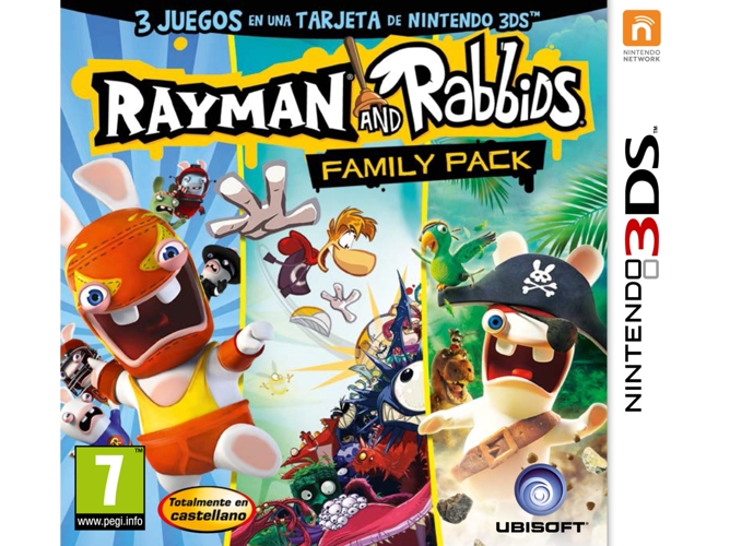 Juego Nintendo 3DS Rayman & Rabbids Family Pack