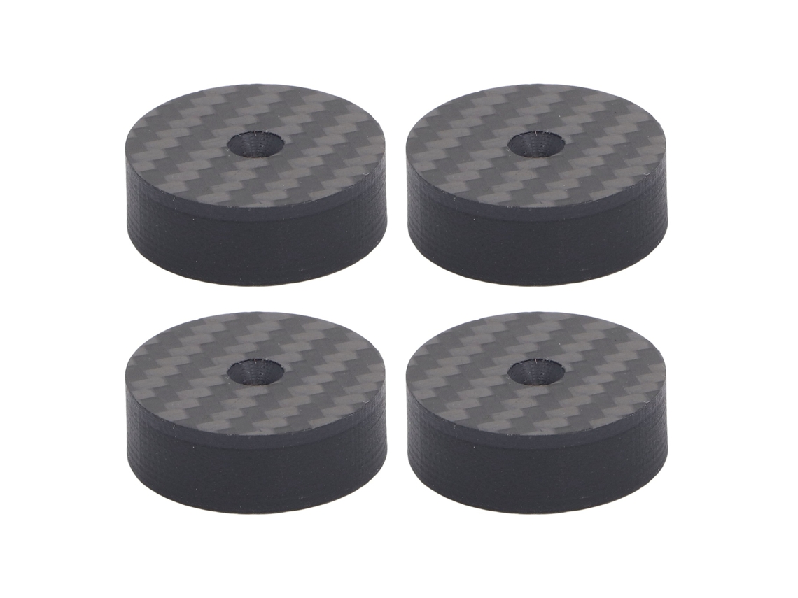4pcs Almofada Isolamento Alto-falante Absorvedor Choque Pés Protetor Chão Toca-discos Subwoofer Amplificador Cd Dvd