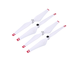 Hélices Para Dron (2 Pares, 9450 Cw Ccw) Para Dji Phantom 2/3 Quadcopter (color Blanco Y Rojo)