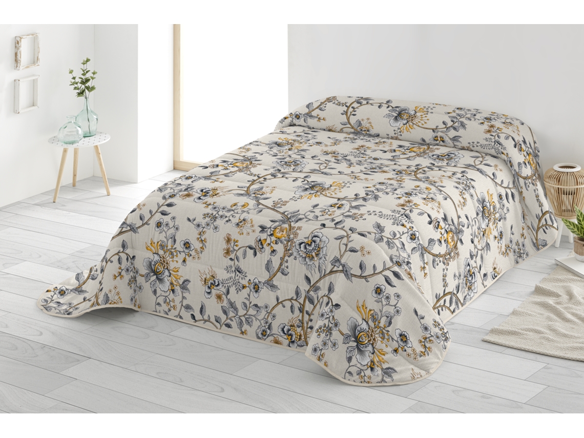 EDREDON ESTAMPADO CAMA 150 MICROFIBRA POLIÉSTER FABRICADO EN ESPAÑA AFNAN TOFU NATURALS