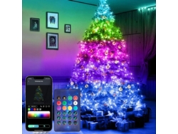 Rgb 10M 100LED Iluminación Dinámica Usb Bluetooth Con Control Remoto De 24 Teclas Cadena De Luces Impermeable Decoración Navideña CHRUI