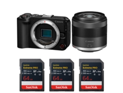 Canon Eos R50 V + Rf-s 14-30mm F/4.5-6.3 Is Stm Pz + 3 Sandisk 64gb Extreme Pro Uhs-ii Sdxc + Ebook “20 Consejos Para Fotos Que Impactan”